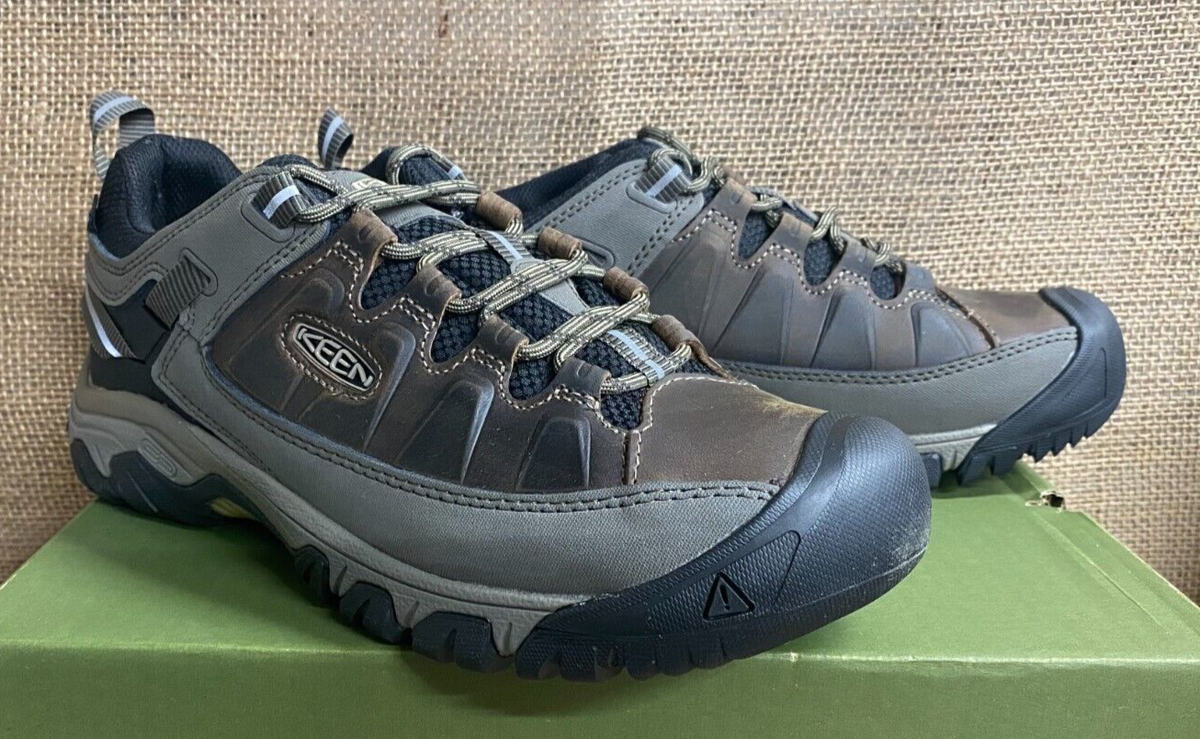 KEEN Mens Targhee Iii Bungee Cord/Black Hiking Shoes Size