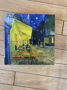 Cafe Terrace At Night Vincent Van Gogh  500 Jigsaw  Puzzle 19.3 X 14.2 Inches