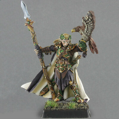 Dark Heaven Wood Elf King Miniature - 25mm Heroic Scale Reaper Miniatures For RPG Games