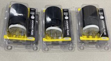 3 Pack NEMA INDUSTRIAL GRADE Locking Plug 20A 125/250V  NEMA L14-20P 