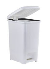 Slim Pedal Trash Can With Lid 42 Qt. 10 Gallon Step On Garbage