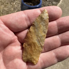 Searcy Dart Point / Hafted Knife 2 5/8" Colorful Quartzite Searcy Co Arkansas