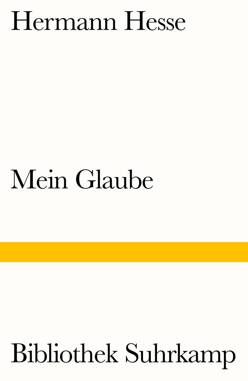 Thumbnail - Hermann Hesse / Mein Glaube / 9783518240359