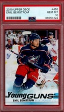 2019-20 UPPER DECK EMIL BEMSTROM YOUNG GUNS ROOKIE #455 PSA 10 RC UD YG