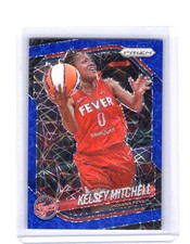 2025 Panini Prizm WNBA Kelsey Mitchell #35 Blue Velocity
