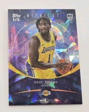 2025-26 Topps Midnight ADOU THIERO RC BASE #92 DAYBREAK PARALLEL SSP # 5/5