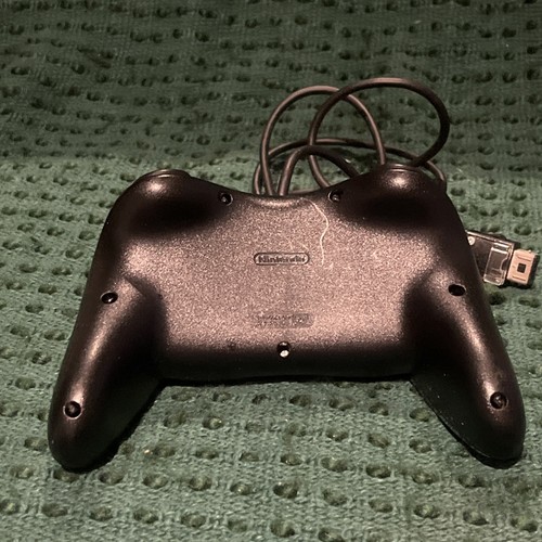 Official Nintendo Wii Black Classic Pro Controller OEM RVL-005 - Picture 6 of 8