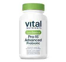 Hyperbiotics Vital Nutrients Pro-15Advanced Probiotics for Women and Men