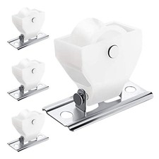 4 Pcs Roman Blind Cord outside Mount Shades Curtain Track System Safety Pull