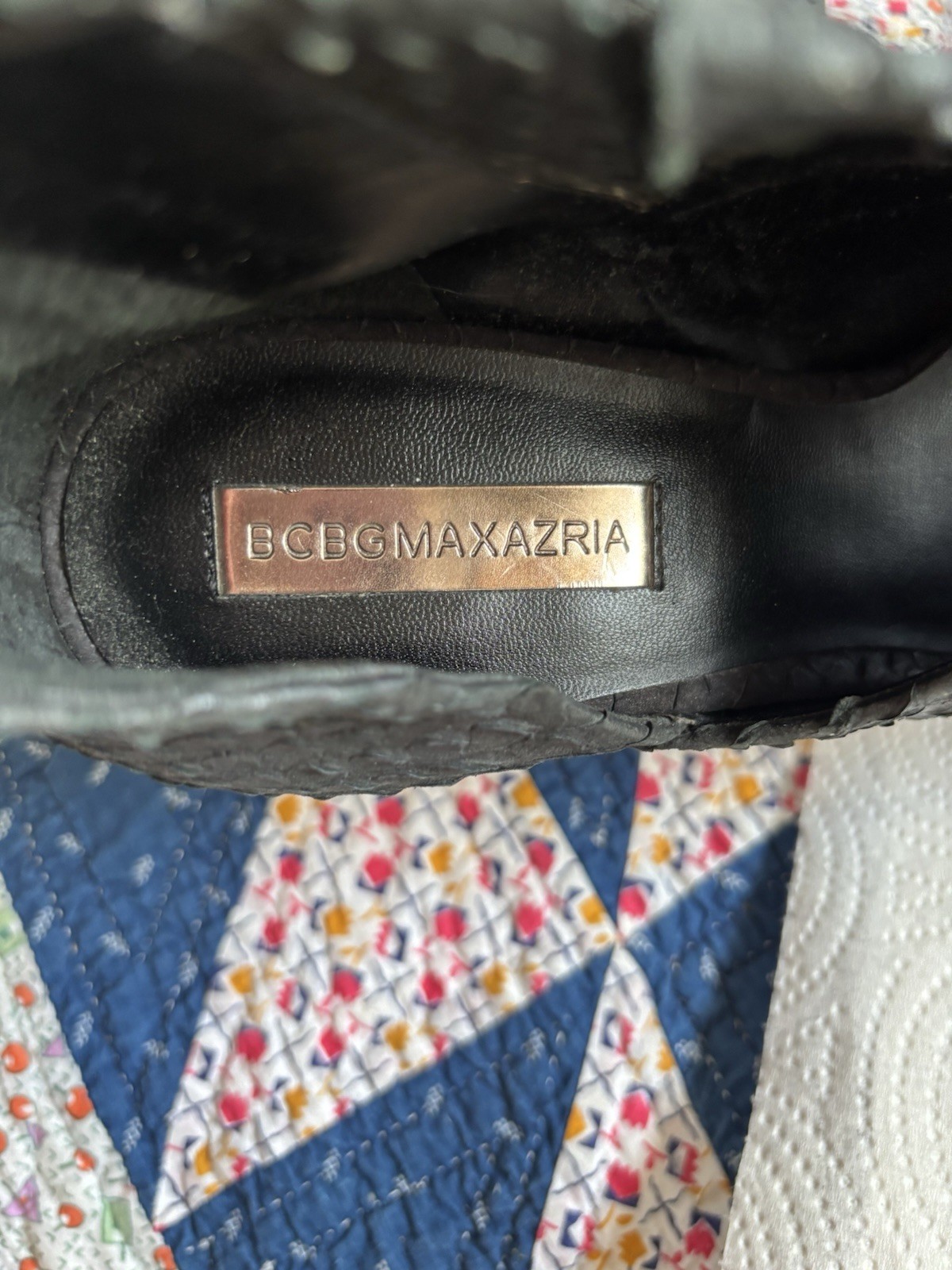 BCBG Maxazria Womens Python Open Toe Platform Hee… - image 6