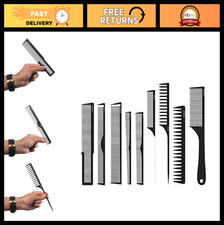 Professional Carbon Comb Set - Lightweight, Ergonomic, Salon Quality, All Hair T