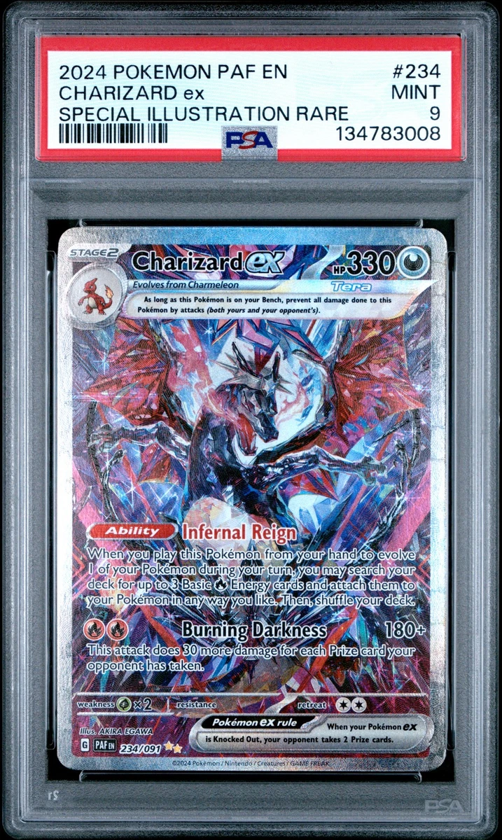 Charizard Pokémon TCG Grade 9 Rare Individual Collectible Card
