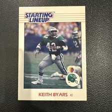 1988 Kenner Starting Lineup Cards - Keith Byars PHILADELPHIA EAGLES