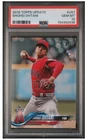 2018 Topps Update SHOHEI OHTANI Rookie RC Pitching In Red Jersey #US1 PSA 10