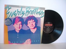 THE EVERLY BROTHERS Born Yesterday original LP 1986 MERCURY 826 142 Hype Sticker