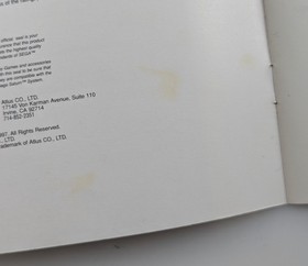 Sega Saturn - Lunacy - Both Discs + Manual