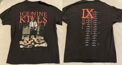 Ice Nine Kills Band 2 Sides Hip to be Scared Black S to 5XL Shirt PN450