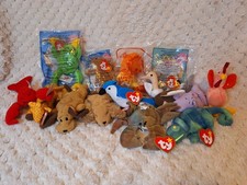 McDonalds TY Beanie Baby Animal Collection 1993 - 14 Total - Some Sealed