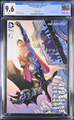 SUPERMAN BATMAN #1 CGC 9.6 WE CAN BE HEROES EXCLUSIVE VARIANT DC COMICS Jim Lee