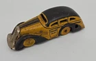 Vintage 1930's MARX Wind Up Tin Toy Green Tricky Taxi Cab Car /No Key/No Wind Up
