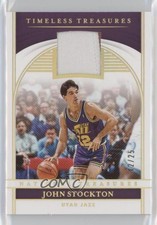 2019-20 National Treasures Timeless Materials Prime 12/25 John Stockton HOF 0rc7