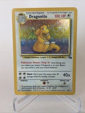 Dragonite 4/62 Fossil Holo Rare Unlimited English 1999 Stage 2 WOTC MP