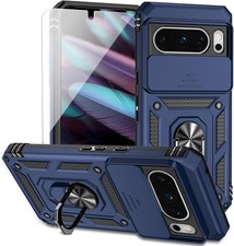 Google Pixel 8 Pro Case Military-Grade Heavy Duty Rugged Protective Cover -Blue