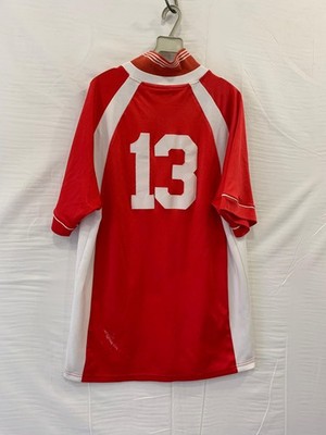 Vtg Adidas Soccer Jersey Canada Made XL Red #13 10th Anniversary