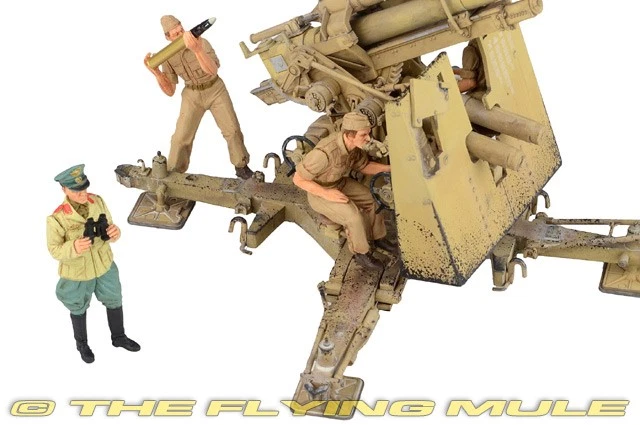 Forces of Valor 1:32 88mm FlaK 18 exército alemão DAK com 8 bonecos - Imagem 3 de 4