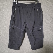 Endura Hummvee Men Shorts Size XL Black II MTB Baggy Cycling Commuter No Belt