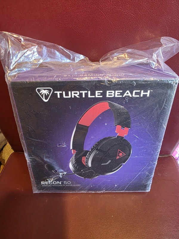 Turtle Beach Recon 50 Gaming Headset Black/Red 3.5mm/PC/PlayStation/ Xbox #25