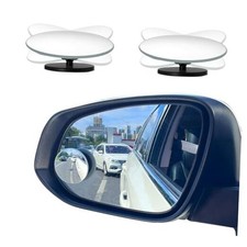 Blind Spot Mirrors, 2" HD Glass Convex 360  Wide Angle Side Rear View Round