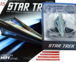 STAR TREK EAGLEMOSS NAVE ESPACIAL COLECCIÓN THOLIAN WEBSPINER (2152) EDICIÓN #15