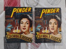 Lot 2 programmes Cirque PINDER 1958 différents - Gloria Lasso - voir descriptif