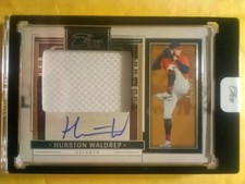 2024 Panini Three And Two Hurston Waldrep Rookie Jersey Patch Auto RPA #41/99