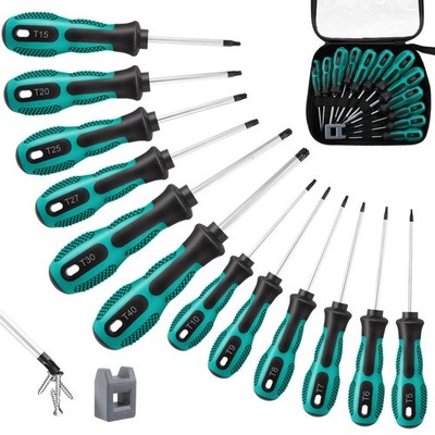 Magnet Torx Schraubendreher Set 12-teilig, T5 - T40 12-teilig