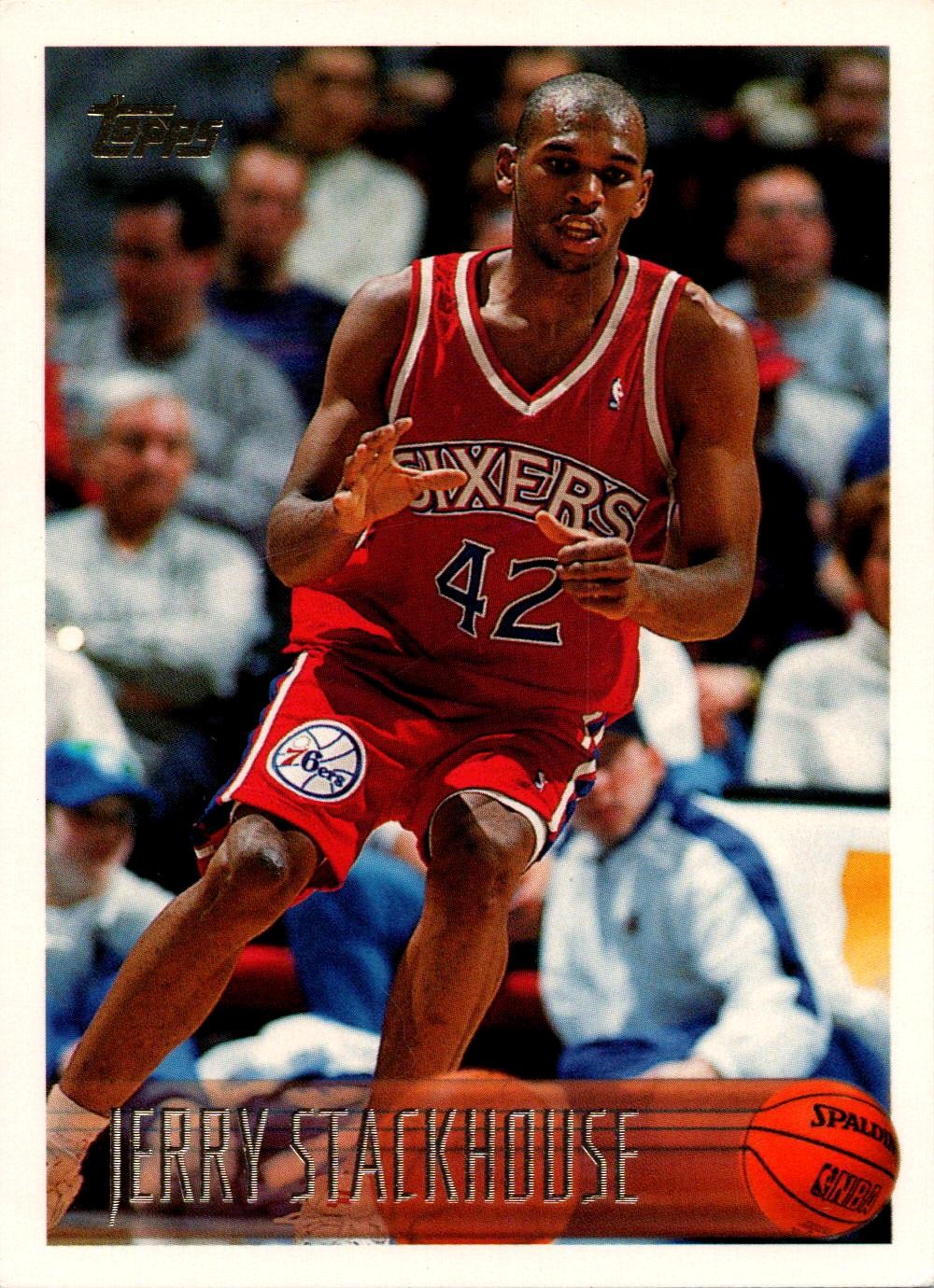 1996-97 Topps Chrome #42R Jerry Stackhouse