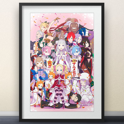 Re: Zero Season 1 Announcement Illustration  - 11x17'' Poster - Anime Manga  
