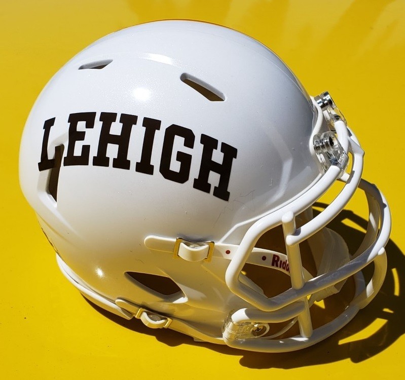 LEHIGH UNIVERSITY MOUNTAIN HAWKS FOOTBALL MINI HELMET