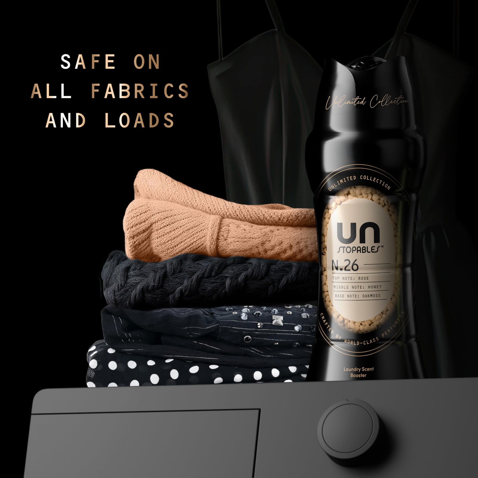 Downy Unstopables Unlimited Collection In-Wash Laundry Scent Booster Beads, N...