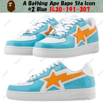 A Bathing Ape Bape Sta Icon #2 blau 1L30-191-307 Herrengröße