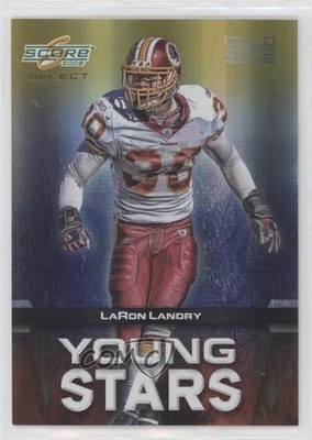 2008 Score Select Young Stars Gold Zone 28/50 LaRon Landry #YS-24 g2x