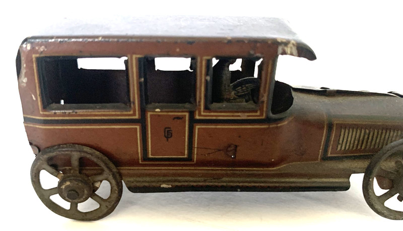 VINTAGE GERMAN GEORG FISCHER LIMOUSINE with DRIVER -1920s