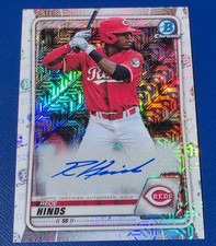 2020 Bowman Chrome Rece Hinds Auto Cincinnati Reds Autograph 