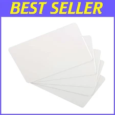 High-Quality Blank PVC Cards - 300 Pack, 30 Mil Thickness for ID Printers