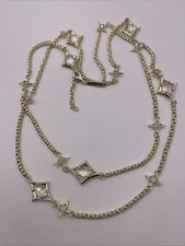 Kendra Scott Simi Star Struck 2014 Ultra Rare Gold Iridescent Necklace