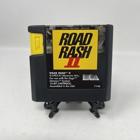Road Rash II 2 Sega Genesis Authentic CIB w/Manual & Registration - Tested