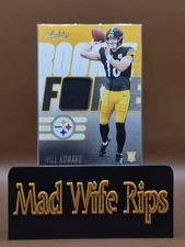 2025 Panini Absolute Will Howard Rookie Force Patch Black (RC,MEM) Steelers QB!