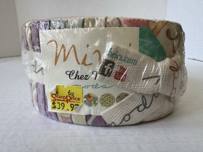 New Jelly Roll - Moda Fabrics by Mimi Chez Moi Pre Cut Quilting Fabric