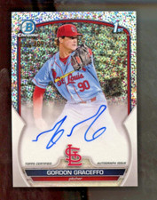 2023 Bowman Chrome Gordon Graceffo Speckle Refractor 1st Prospect Auto /299